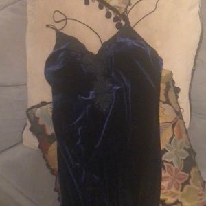 Formal elegant sapphire blue dress